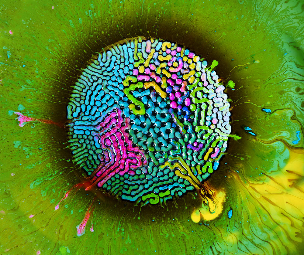 Photograph Mark Mawson Colourful Ferrofluid on One Eyeland