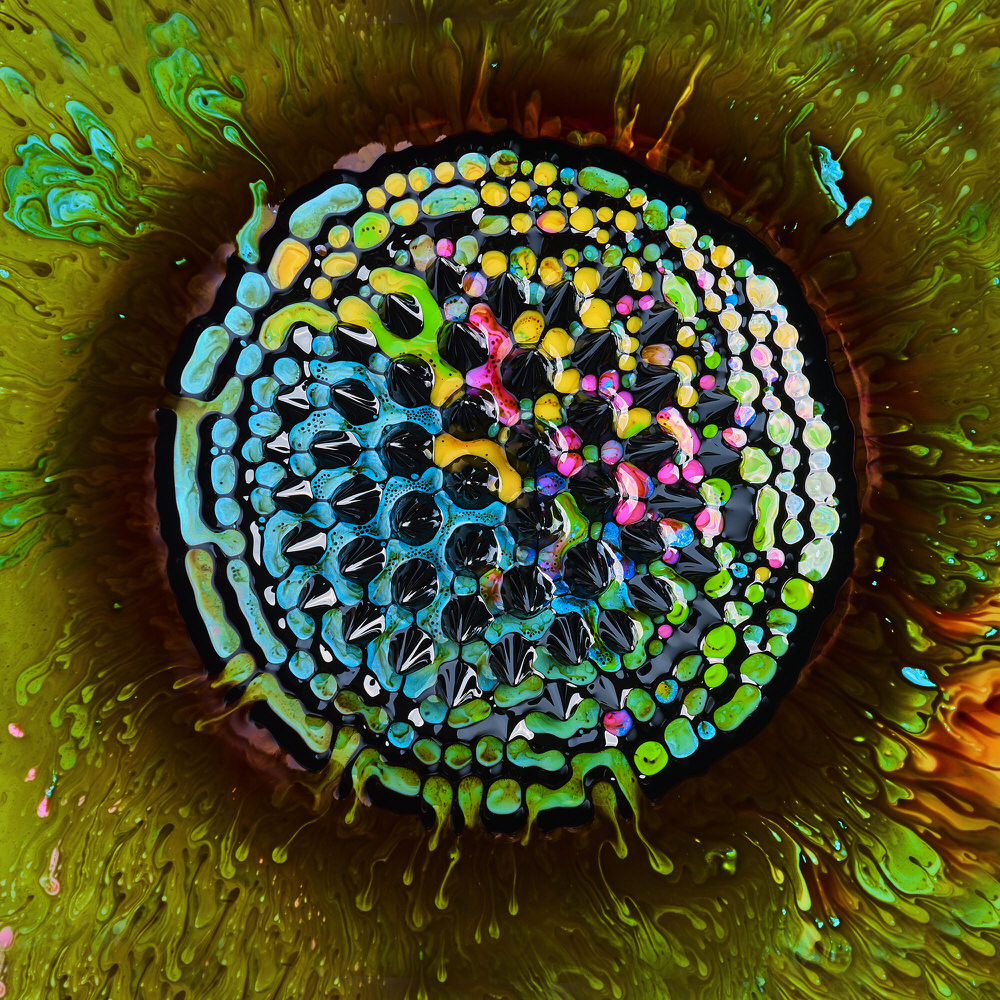 Photograph Mark Mawson Colourful Ferrofluid on One Eyeland