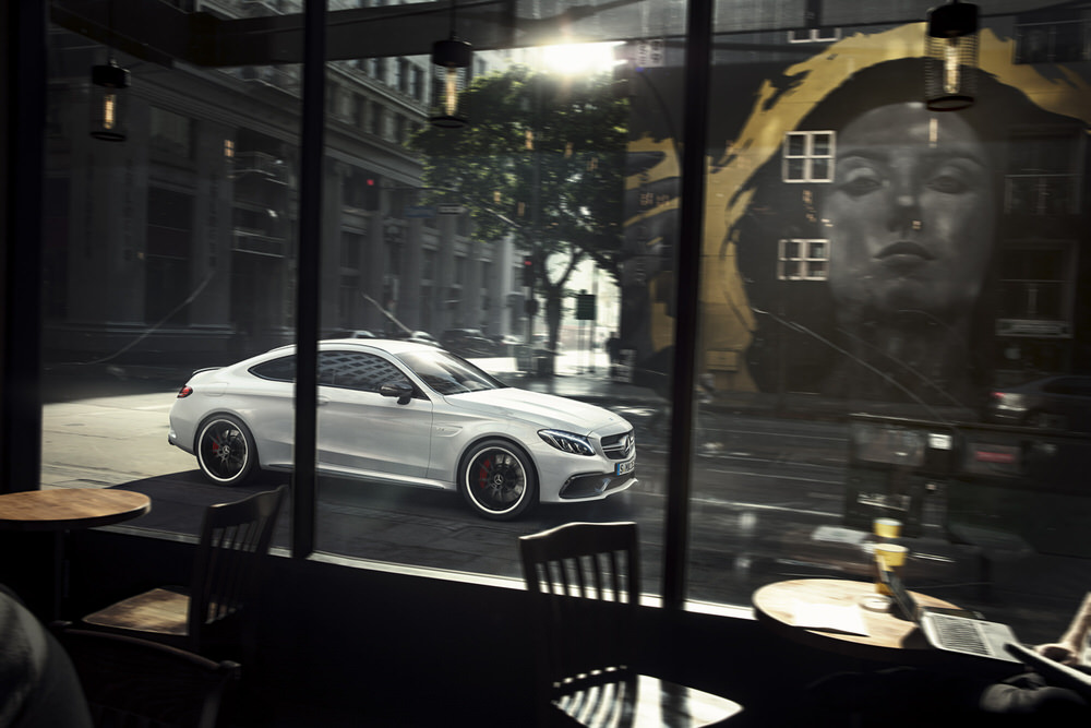 Photograph Patrick Curtet Amg In La Streets on One Eyeland