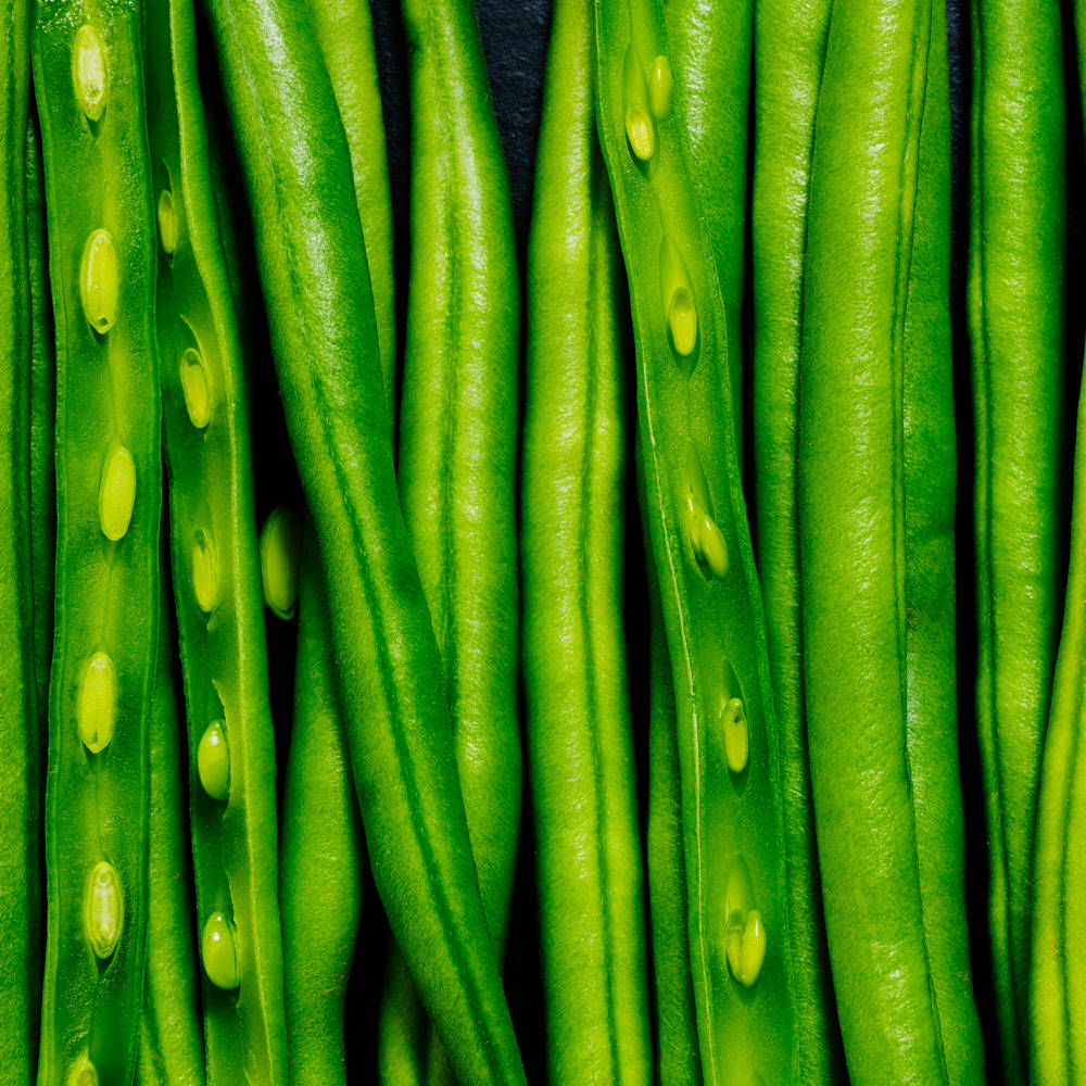 Photograph Karen Thomas Green Beans on One Eyeland