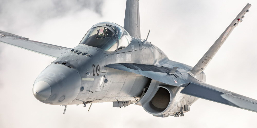 Photograph Rastislav Margus Swiss Air Force Mcdonnell Douglas Fa18c Hornet on One Eyeland