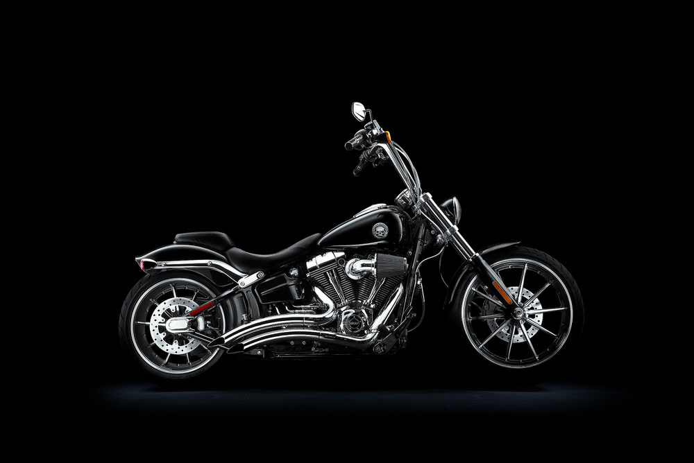 Photograph Dusan Holovej Harley Davidson Breakout Customized on One Eyeland