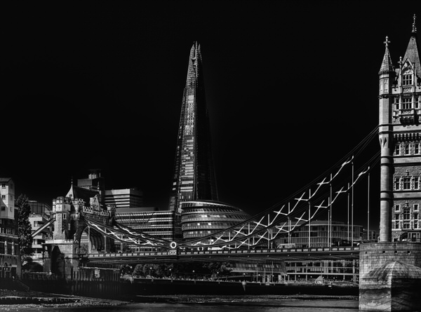 Photograph Andrew Dare Tower And The Shard on One Eyeland