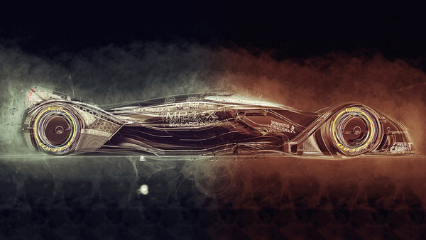 Photograph Immad Zafar Formula 1 Concept Car Special Effect Photograph on One Eyeland