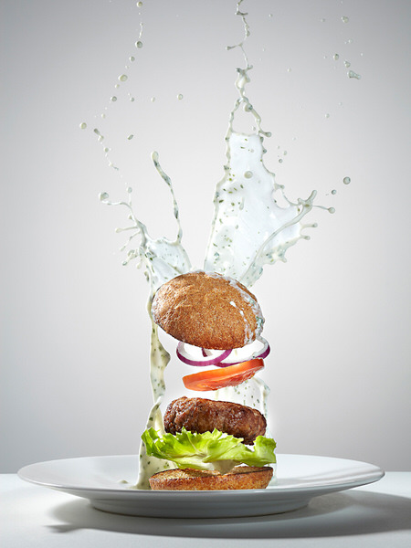 Photograph Piotr Gregorczyk Flying Food The Burger on One Eyeland