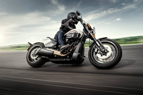 Photograph Andy Mahr Harley Davidson on One Eyeland