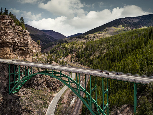 Photograph Andy Mahr Harley Davidson on One Eyeland