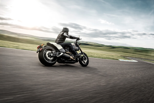 Photograph Andy Mahr Harley Davidson on One Eyeland