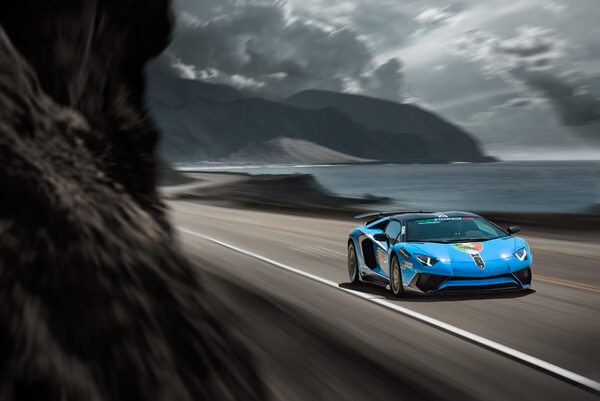 Photograph Jens Lucking Lamborghini Aventador Sv on One Eyeland