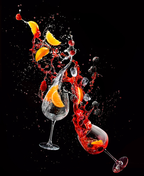 Photograph Piotr Gregorczyk Drinks In Motion Hibiscus Gin And Tonic on One Eyeland