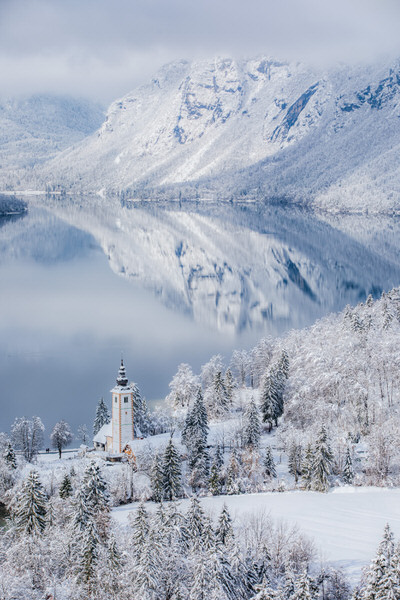Photograph Jaka Ivancic Bohinj Lake on One Eyeland