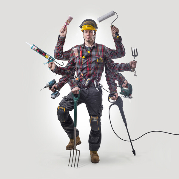 Photograph Christopher Doyle Handyman on One Eyeland