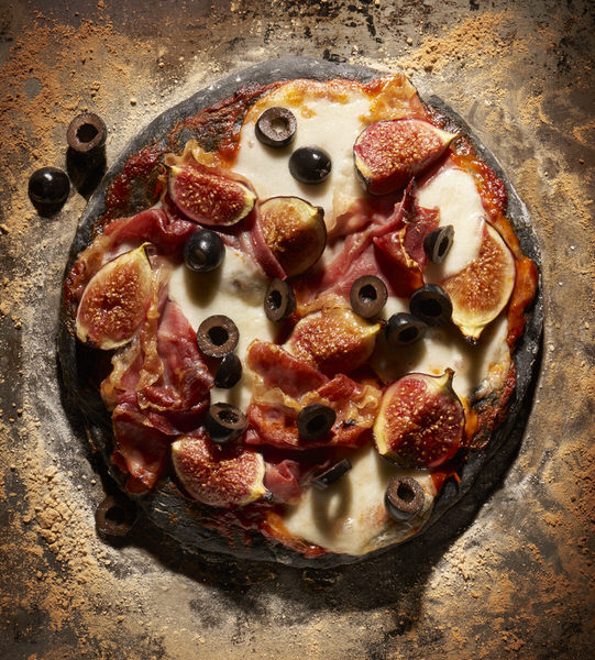 Photograph Sue Atkinson Fig Parma Ham And Mozarella Pizza on One Eyeland