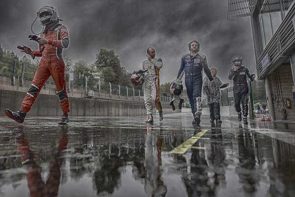 Photograph Michael Fox Rockstar Racing Drivers on One Eyeland