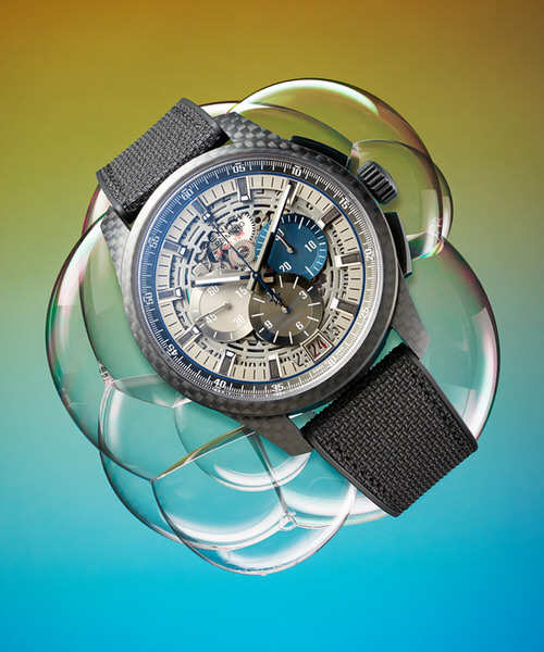 Photograph Piotr Gregorczyk Watches And Bubbles Zenith El Primero on One Eyeland