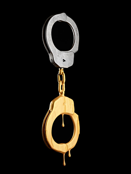 Photograph Robert Tardio Golden Handcuffs on One Eyeland