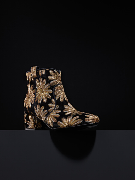 Photograph Robert Tardio Gold Stitch Bootie on One Eyeland