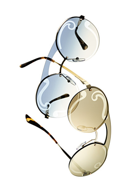 Photograph Robert Tardio Prada Glasses on One Eyeland