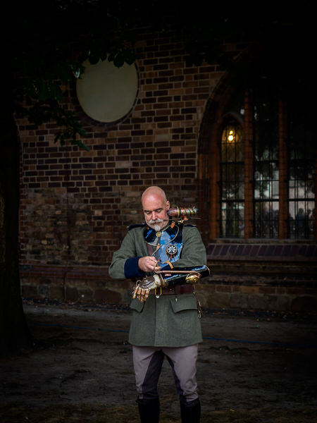 Photograph Marius Surleac Steampunk Traveller on One Eyeland