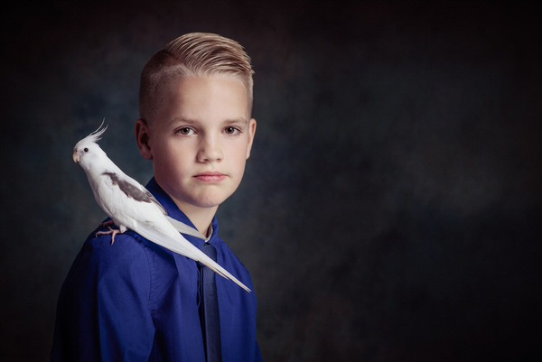 Photograph Henk Veldhuizen With Max on One Eyeland