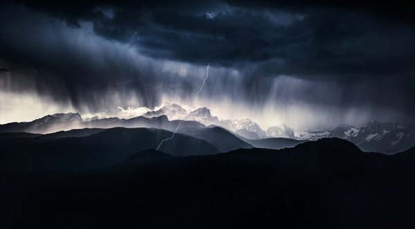 Photograph Ales Krivec Drama In The Mountains on One Eyeland
