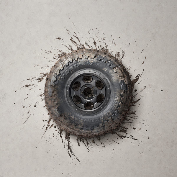 Photograph Hugo Ceneviva Toyo Mud Tire on One Eyeland