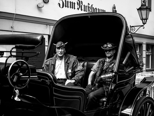 Photograph Marius Surleac Steampunk Pilots on One Eyeland