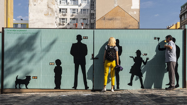 Photograph Olga Merrill Whats Going On Behind The Fence on One Eyeland