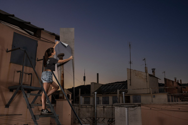 Photograph Thierry Delsart Wallpaper Me A Sunset On The City on One Eyeland