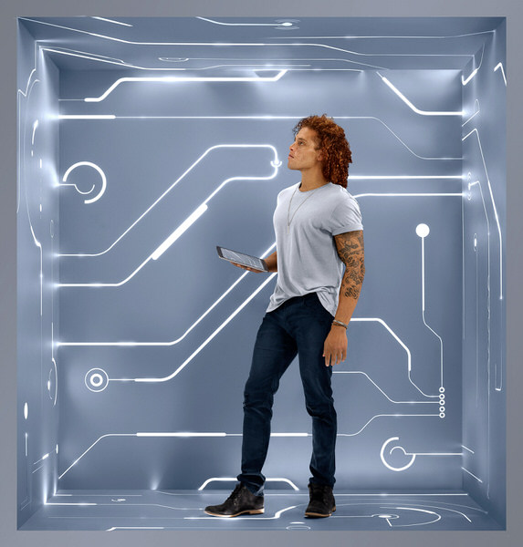 Photograph Kremer Johnson La Technologie Circuit Room on One Eyeland