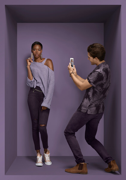 Photograph Kremer Johnson La Fashion Selfie Sidewalk on One Eyeland