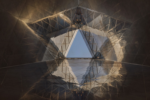 Photograph Thierry Delsart Hotel Me London Atrium on One Eyeland