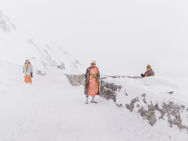 Photograph Claus Morgenstern Monks on One Eyeland