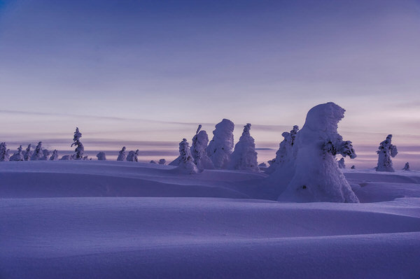 Photograph Kazuaki Koseki Idusk Of A Snowy Mountain on One Eyeland