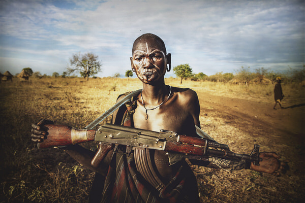 Photograph Svetlin Yosifov Woman From Mursi Tribe on One Eyeland