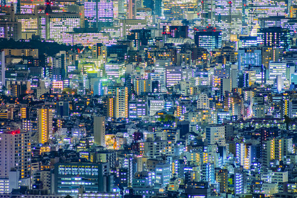 Photograph Jin Tamaoki Tokyo Blue Moon Night on One Eyeland