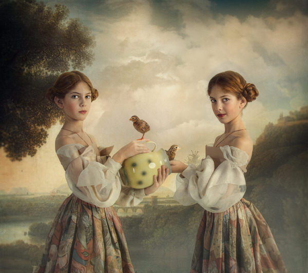 Photograph Svetlana Melik Nubarova Twins on One Eyeland