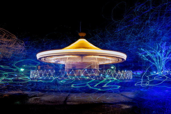Photograph Yoshitaka Aida Merry Go Round on One Eyeland