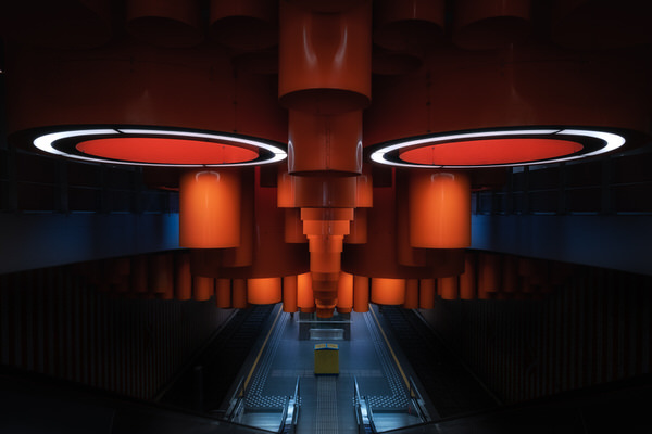 Photograph Yasuhiro Sakuda Orange Pipes on One Eyeland