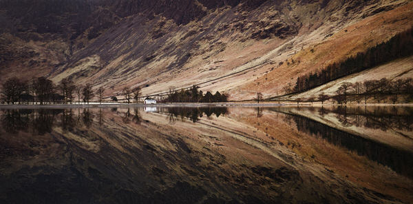 Photograph Angi Wallace Frosty Buttermere Reflections 2 on One Eyeland