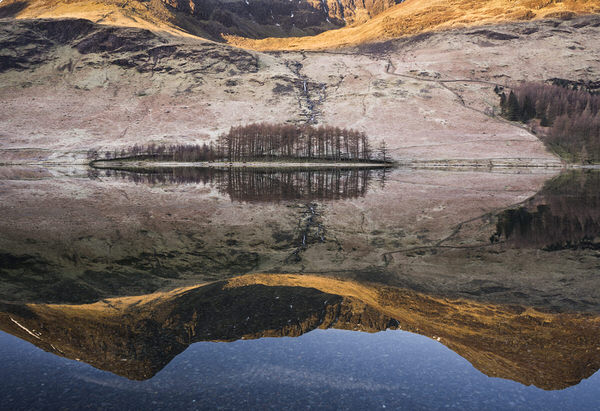 Photograph Angi Wallace Dawn Light Reflections on One Eyeland