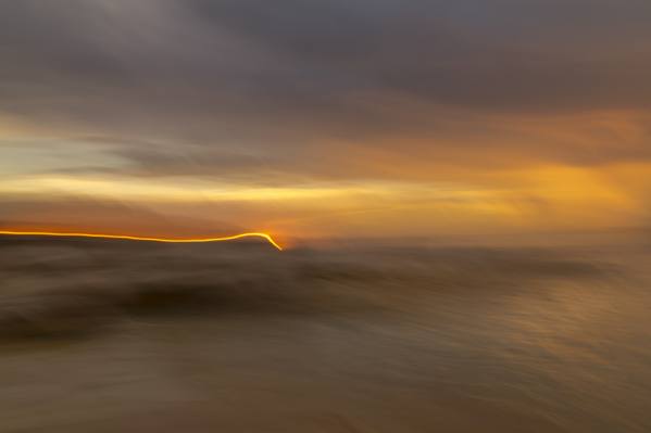 Photograph Steve Turner Evening Light on One Eyeland