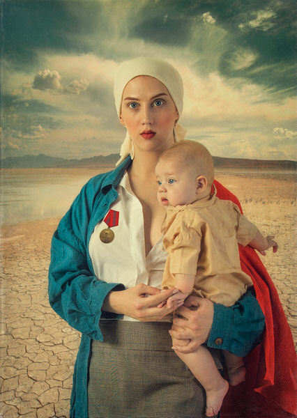 Photograph Svetlana Melik Nubarova Red Madonna on One Eyeland