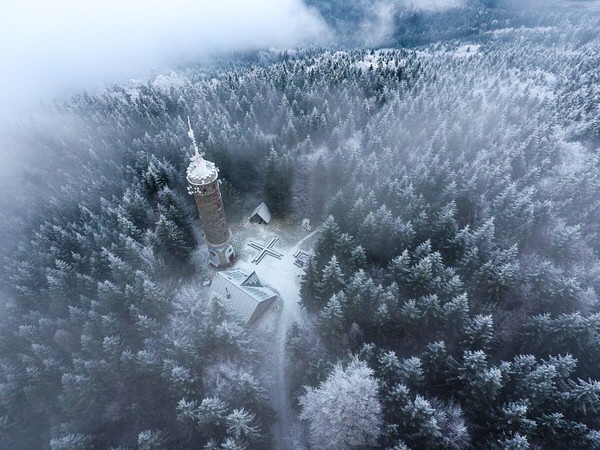 Photograph Tomas Neuwirth Foggy Tower on One Eyeland