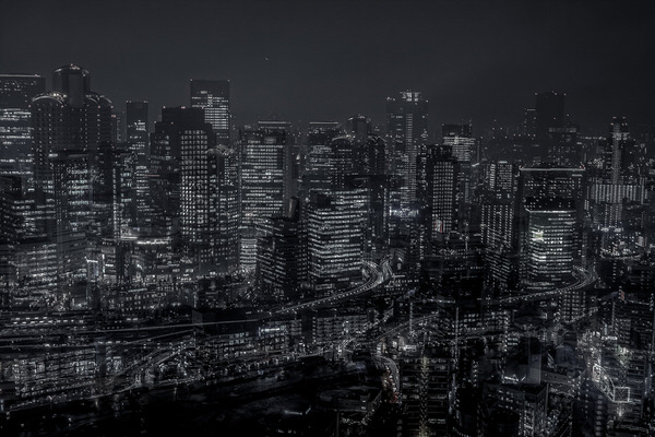 Photograph Yoshitaka Aida Osaka City on One Eyeland