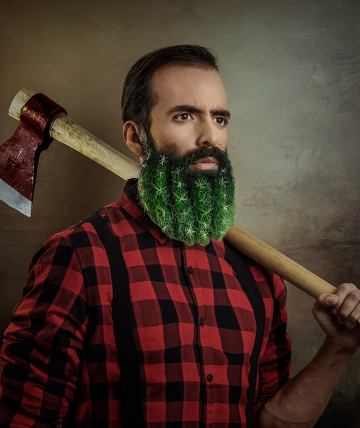 Photograph Diego Aguilar Carrera Uncomfortable Beards on One Eyeland