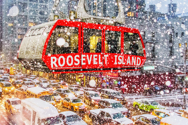 Photograph Mitchell Funk Roosevelt Island Tram on One Eyeland