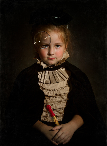Photograph Svetlana Melik Nubarova Portraite With Bubble on One Eyeland