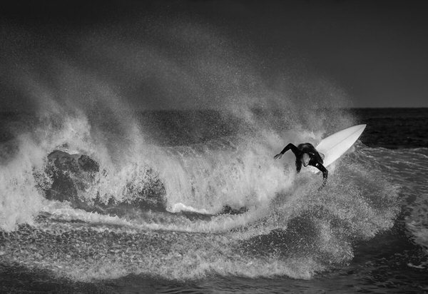 Photograph Steve Turner Backhand Left on One Eyeland