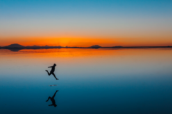 Photograph Gabriel D&iacute;az Sunset At Uyuni Salt Flats on One Eyeland